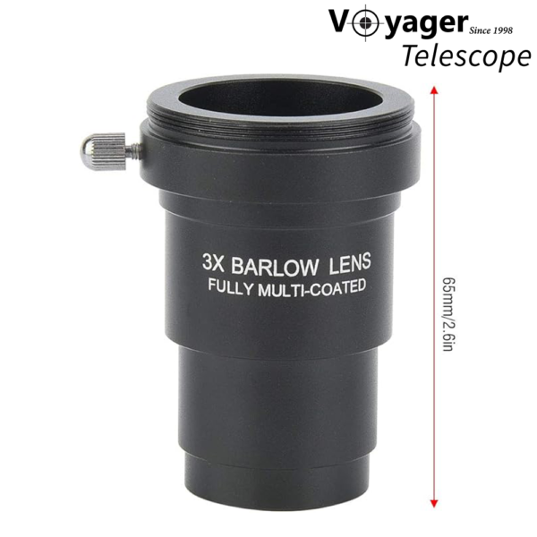 Voyager 1.25 Inch Barlow Lens 3X Magnification - Image 6