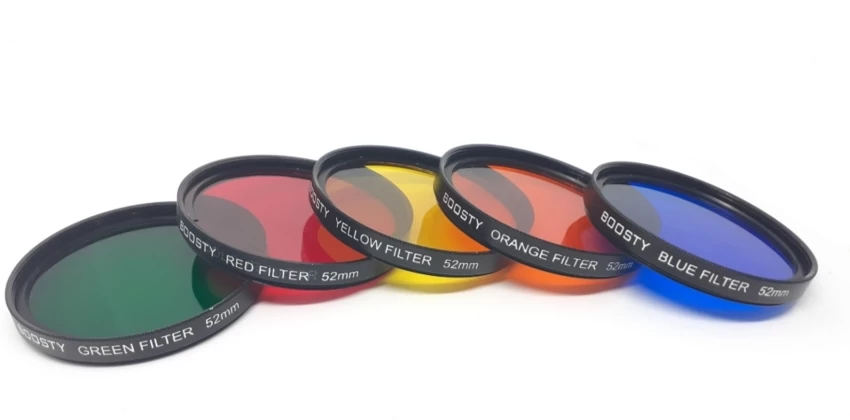 Round Full Color Filter Set Lens Accessory. Filter Kit for Telescopes ...